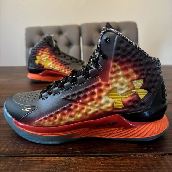Under Armour Curry 1 Retro Curry Jam Basketball Shoes main image 5